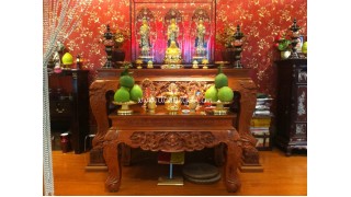 Xem cách bài trí bàn thờ Phật